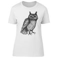 thumbnail image 1 of Pen Art Owl T-Shirt Men -Image by Shutterstock, Male XX-Large, 1 of 4