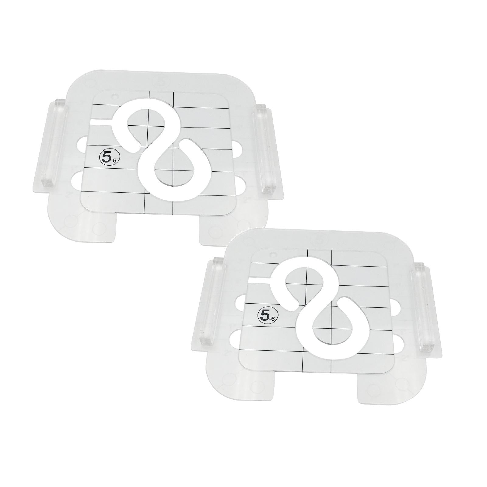 Pen Case,Free Motion Quilting Template Series with Quilting Frame for