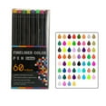 thumbnail image 1 of Pen Drawing Line, Fineliner Pens, 60 Colors 0.4mm Fineliner Color Pen Set Fine Point Markers Drawing Pens for Journaling, Note Taking, Calendar, Adult Coloring, 1 of 9