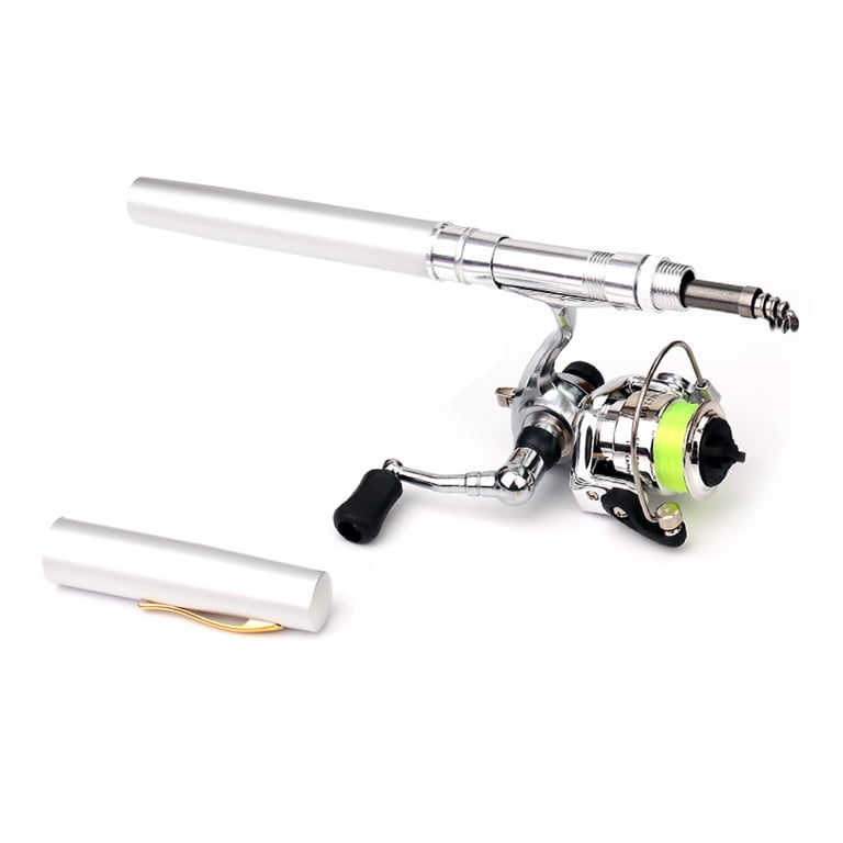 Pen Fishing Rod and Reel Combos - 1.4M Pocket Collapsible Outdoor Fishing Rod Mini Pen Shape Pole with Reel Wheel - 2+1BB Bearing - Walmart.com Pen Fishing Rod and Reel Combos - 1.4M Pocket Collapsible Outdoor Fishing Rod Mini Pen Shape Pole with Reel Wheel - 2+1BB Bearing - Walmart.com