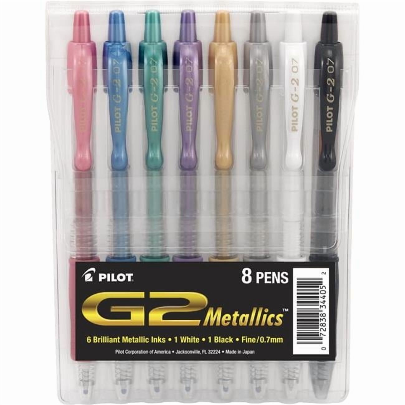 Pen G2 Premium0.7 mm Metallic - Set of 8