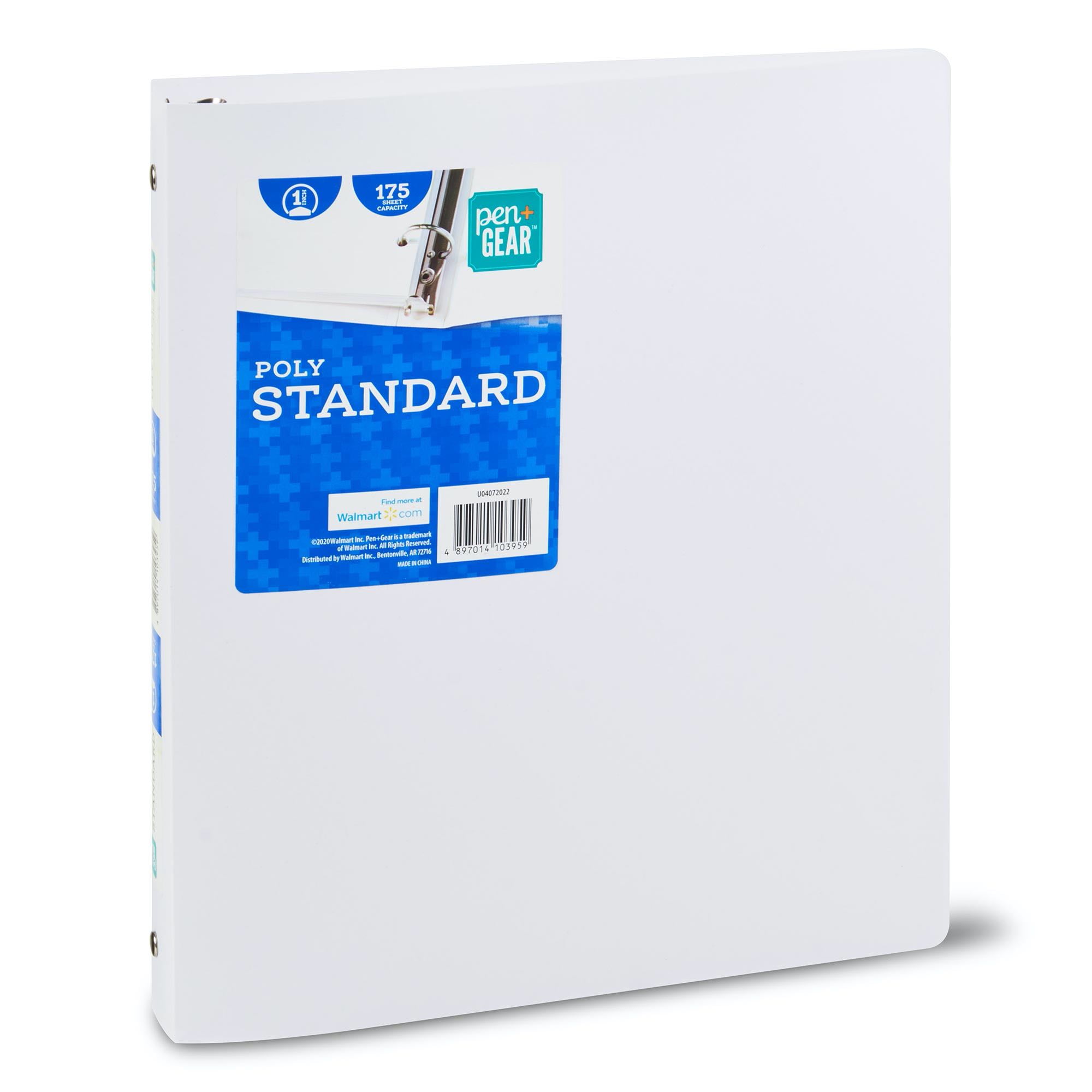 Pen + Gear 1" Poly Standard Binder, White