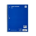 thumbnail image 1 of Pen+Gear 1-Subject Notebook, College Ruled, Blue, 70 Sheets, 1 of 5
