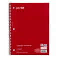 thumbnail image 1 of Pen+Gear 1-Subject Notebook, Wide Ruled, Red, 70 Sheets, 1 of 2