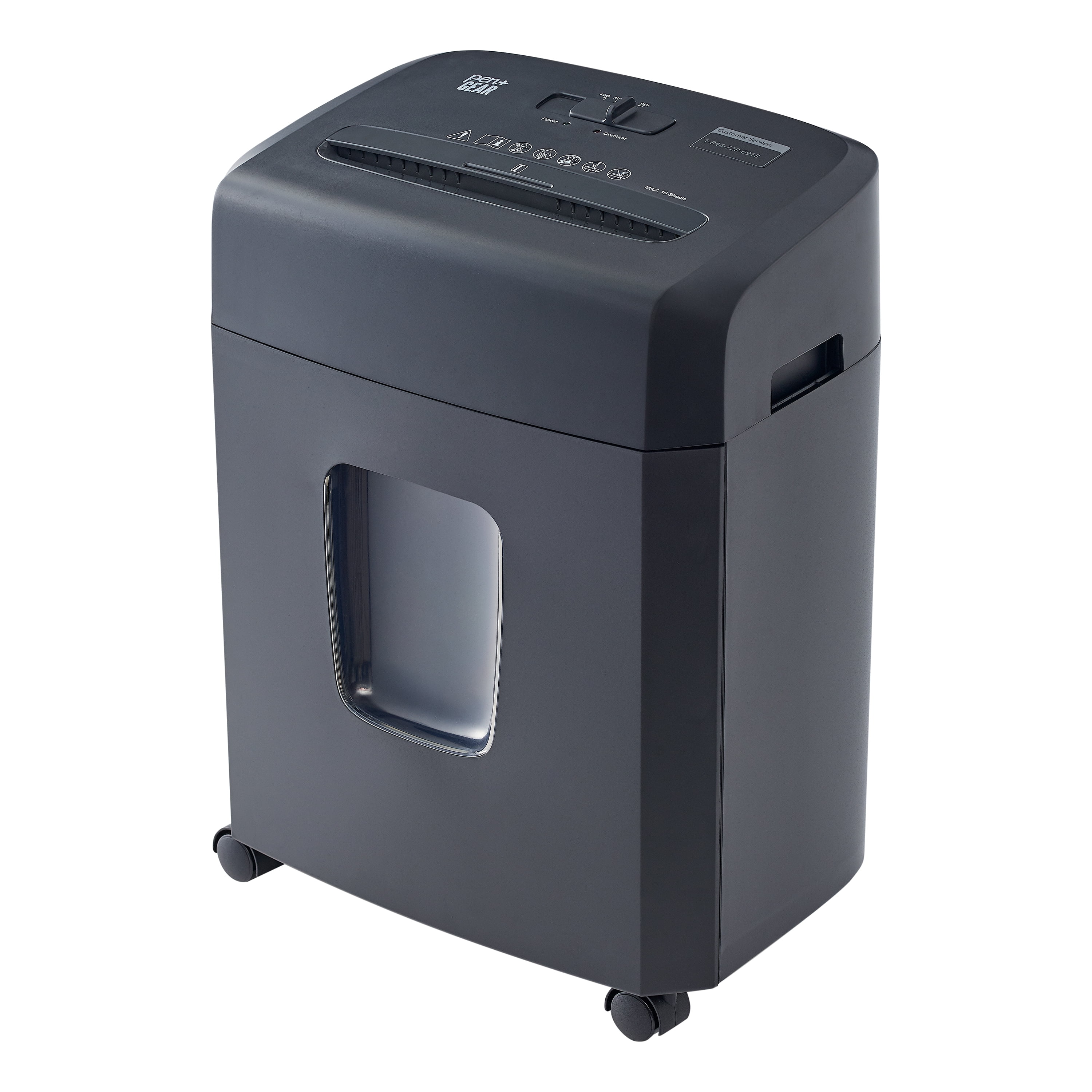 Walmart discount codes: Pen+Gear 10-Sheet Cross-cut Paper/Credit Card Shredder with 4 Gallon Bin, Black,Home and Office Use