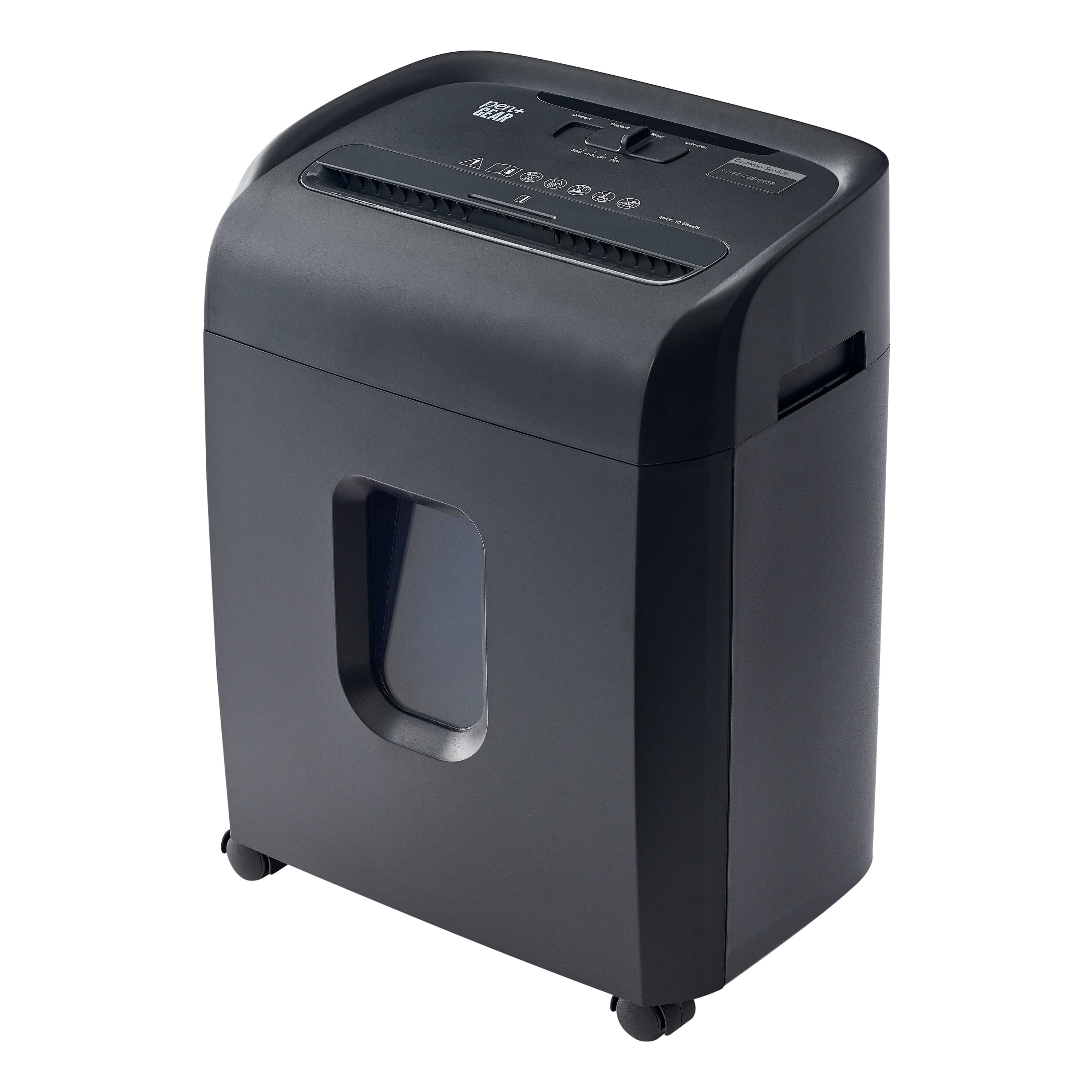 Walmart promo code:  Pen + Gear 10-Sheet Micro-Cut Paper Shredder with 4 Gallon Bin, Black,Home and Office Use
