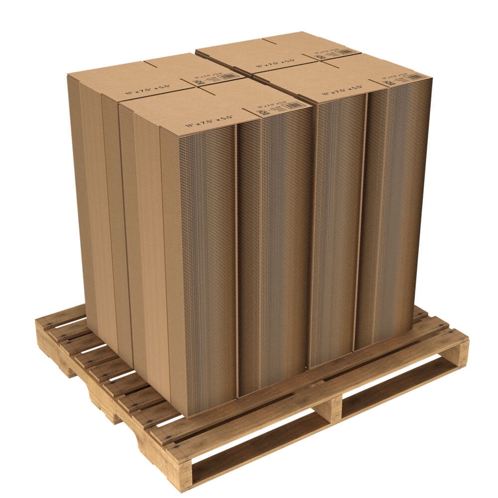 Pen+Gear, 11" x 7.5" x 5.5" Medium Shipping Box Pallet, 1,260 CT