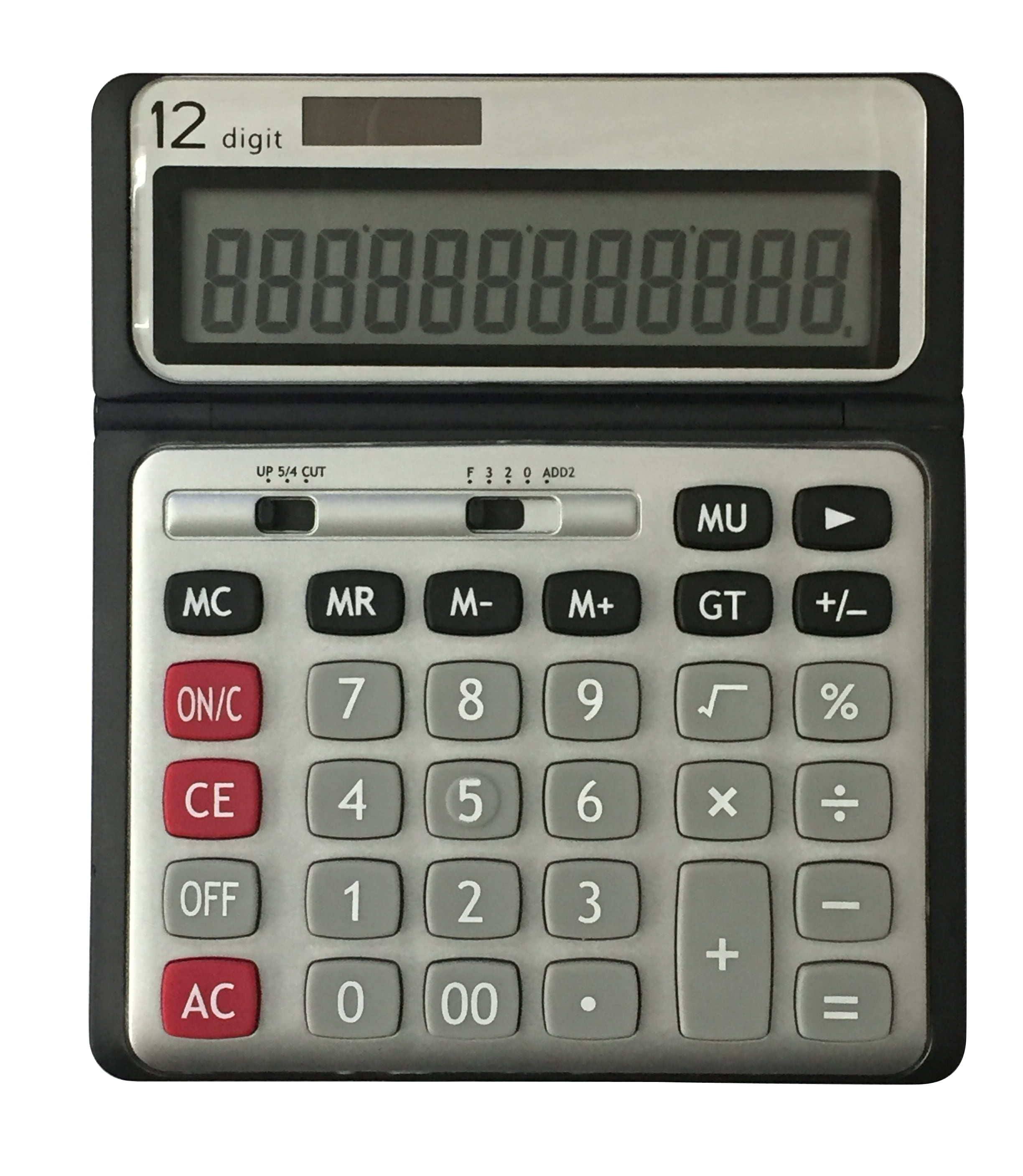 Pen + Gear 12 Digit Large Display Desktop Calculator, Basic