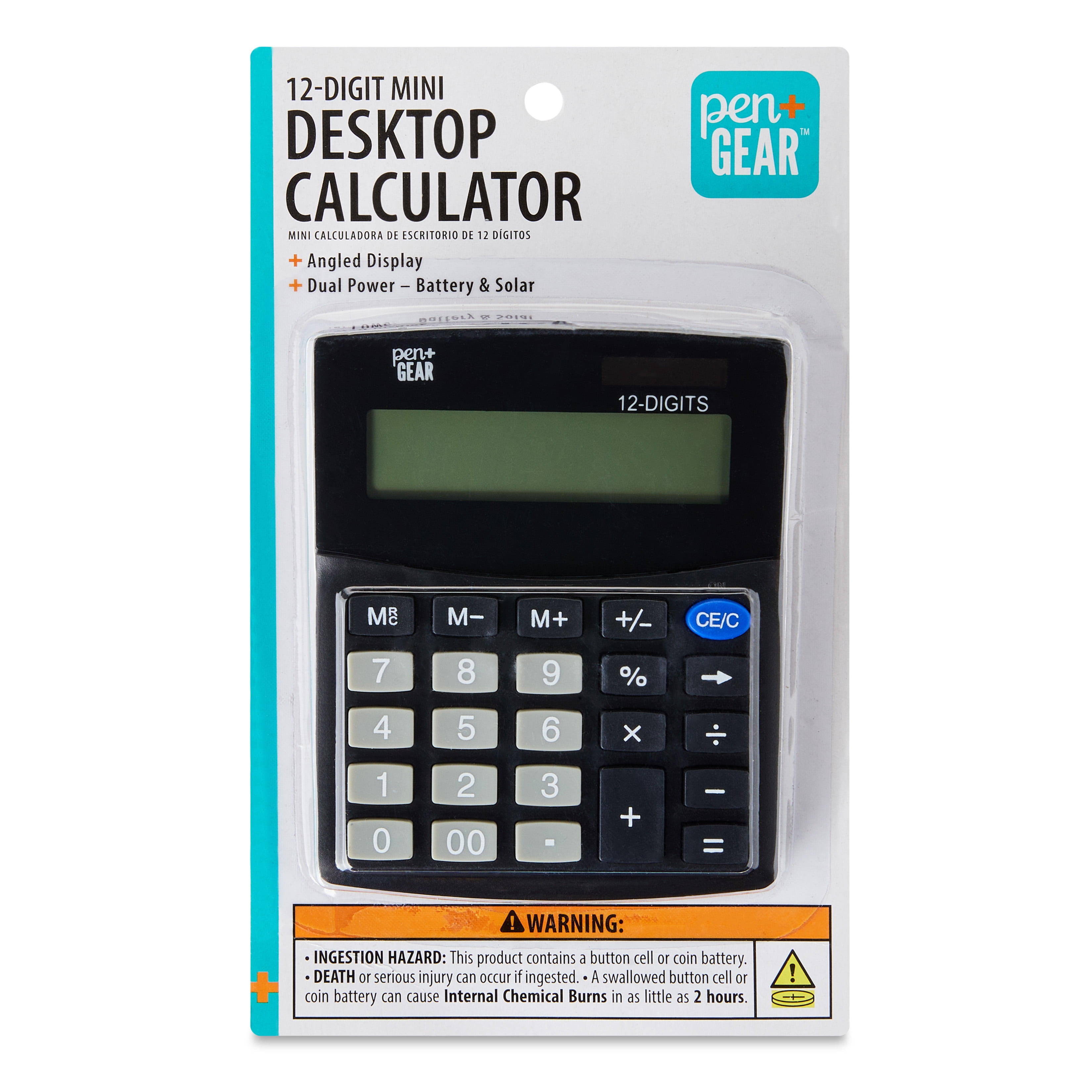 Casio HR-170RC 12-Digit Display Printing Calculator, Battery Casio HR-170RC 12-Digit Display Printing Calculator, Battery