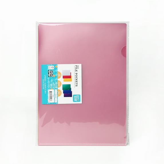 Pen+Gear 12 Pieces of Poly File Pockets, Assorted Colors, 8.6 x 12.1 in.