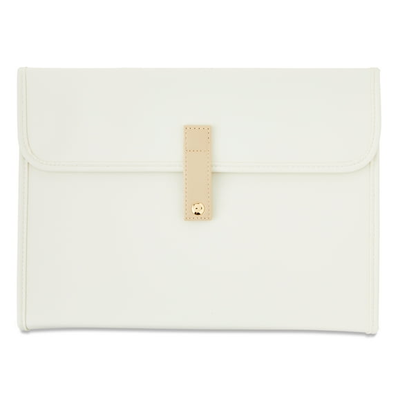 Pen+Gear 13-Pocket Expandable Folder, 13.58 x 9.44 x 0.78 inch, Cream, 1 Pack