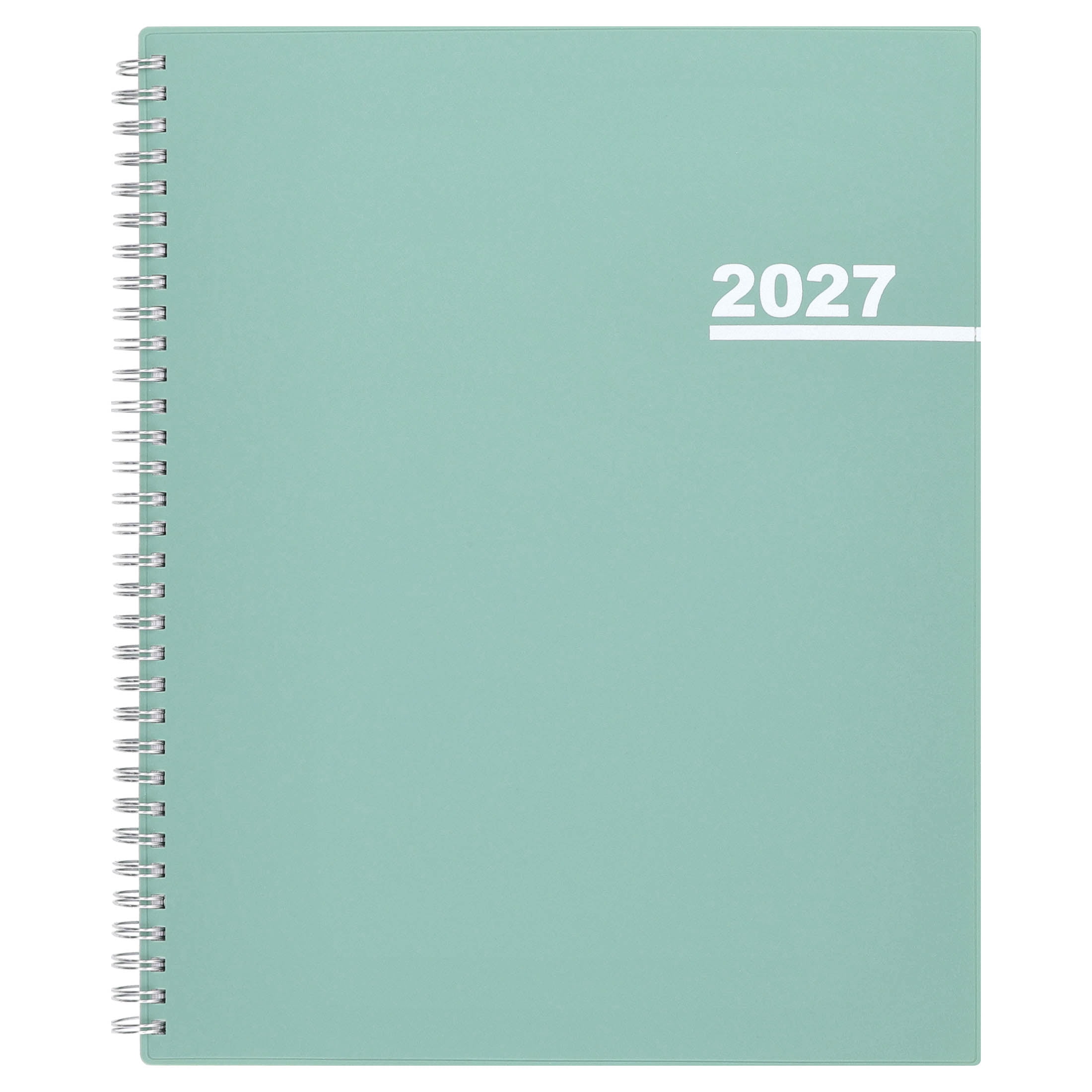 Snacking 2027 Pen+Gear 15-Month Planner, 8.5” x 11”, October 2026-December 2027, Sage ...
