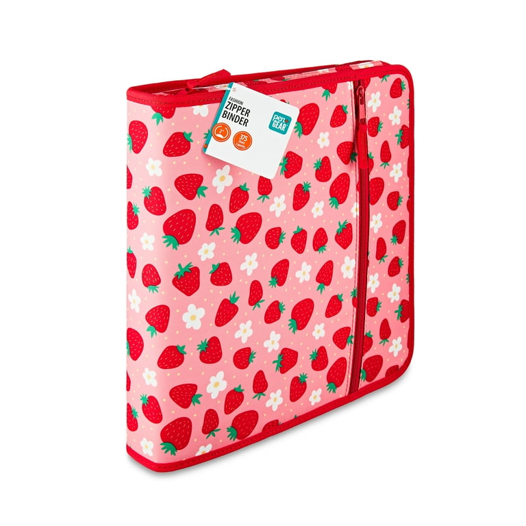 Pen+Gear ZIPPER BINDER STRAWBERRY - Walmart.com
