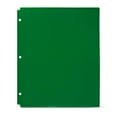 thumbnail image 1 of Pen+Gear 2-Pocket Poly Folder, Green, 1 of 5
