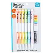 Pen+Gear #2 Refillable Mechanical Pencils with Lead Refills, 0.7 mm, 6 Count