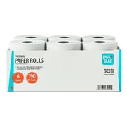 Pen+Gear 3-1/8" x 190' Thermal Receipt Paper Roll, 6 Count