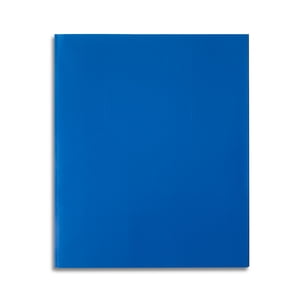 Carpeta de papel Pen+Gear de 3 ganchos, tamaño carta, azul