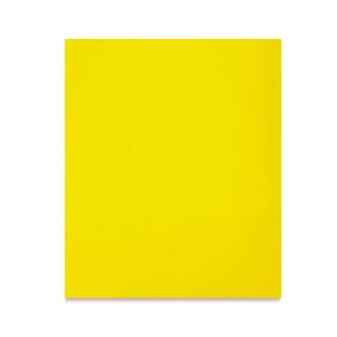 Pen+Gear 3-Prong Paper Folder, Solid Yellow Color, Letter Size
