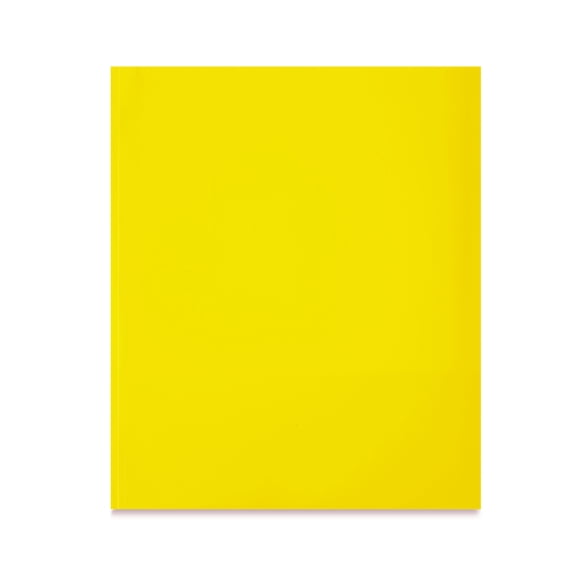 Pen+Gear 3-Prong Paper Folder, Solid Yellow Color, Letter Size
