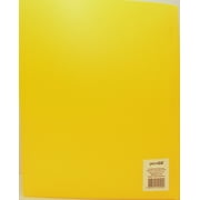 Pen+Gear Yellow 3-Prong 2-Pocket Poly Folder, Letter Size, 9.4 in x 11.4 in