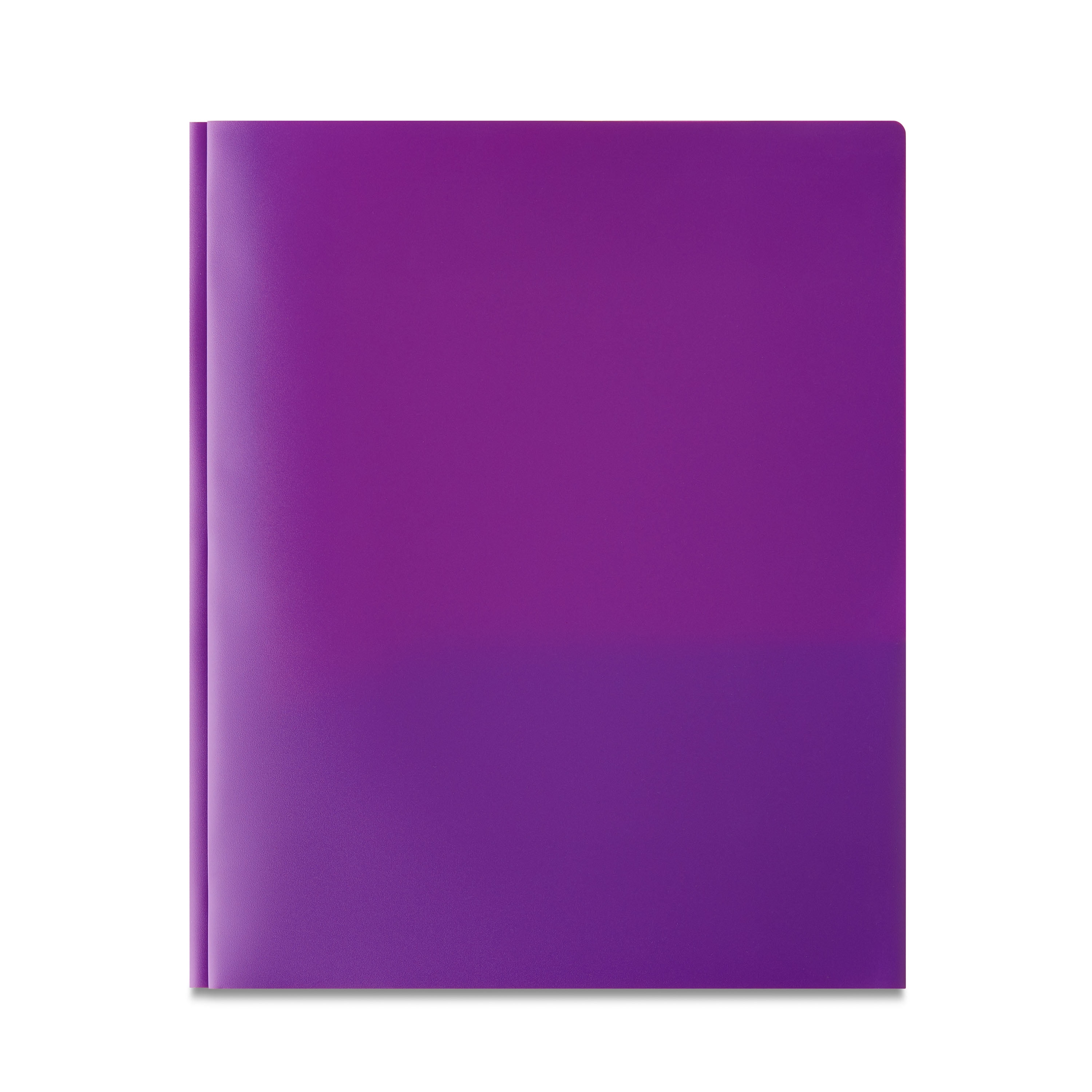 Walmart discounts of Pen+Gear Letter Size 3-Prong Poly Folder, 9.4" x 11.4", Purple