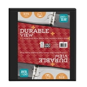 Pen+Gear Durable View Binder, 3-Ring, 1.5-Inch Slanted D-Rings, Black