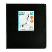 Pen+Gear 3-Ring Economy Binder,1 inch O-Ring, Black, 1 Count