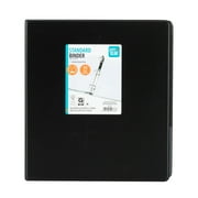 Pen+Gear 3-Ring Economy Binder,1 inch  O-Ring, Black, 1 Count