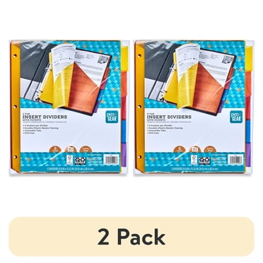 Pen Gear 5-Tab Dividers, 8.5\" X 11