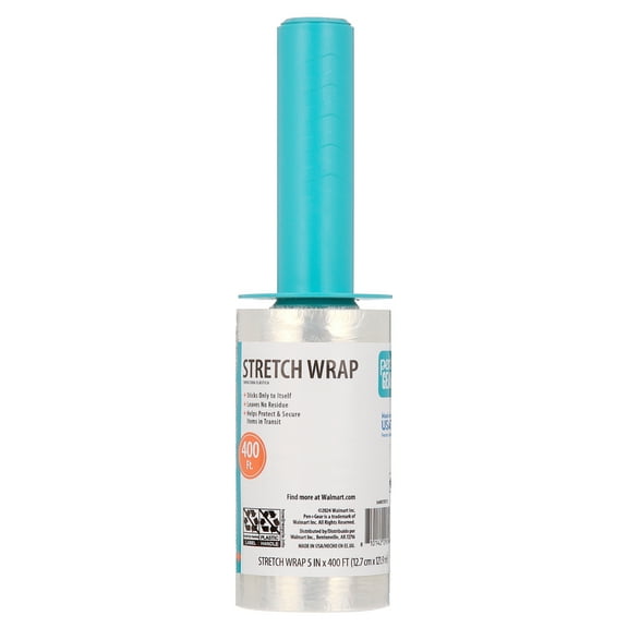 Pen+Gear 5 in. x 400 ft. Stretch Wrap, Clear, 1 Roll