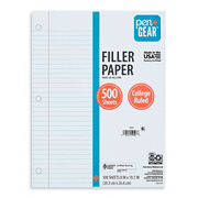 Pen+Gear 500ct Filler Paper, 10.5 x 8 CR