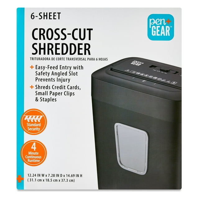pen and gear Paper Shredder 6 Sheet