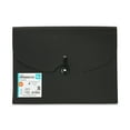 thumbnail image 1 of Pen+Gear 7-Pocket Poly Expanding File, Textured Black, 1 of 7