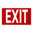 thumbnail image 1 of Pen+Gear 7x12 inch Exit Sign - Durable Acrylic, High Visibility Red with White Text, Emergency Use, 1 of 9