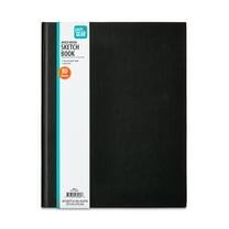 Pen+Gear 8.5" x 11" Bound Mixed Media Sketch Book, 80 Sheets of White, Acid Free, Perforated, Heavy Weight Premium Drawing Paper