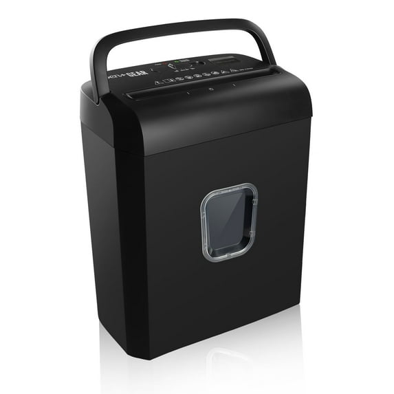 Pen+Gear 8-Sheet Cross-Cut Paper/Credit Card Shredder with 3.4 Gallon Bin, Black,Home and Office Use