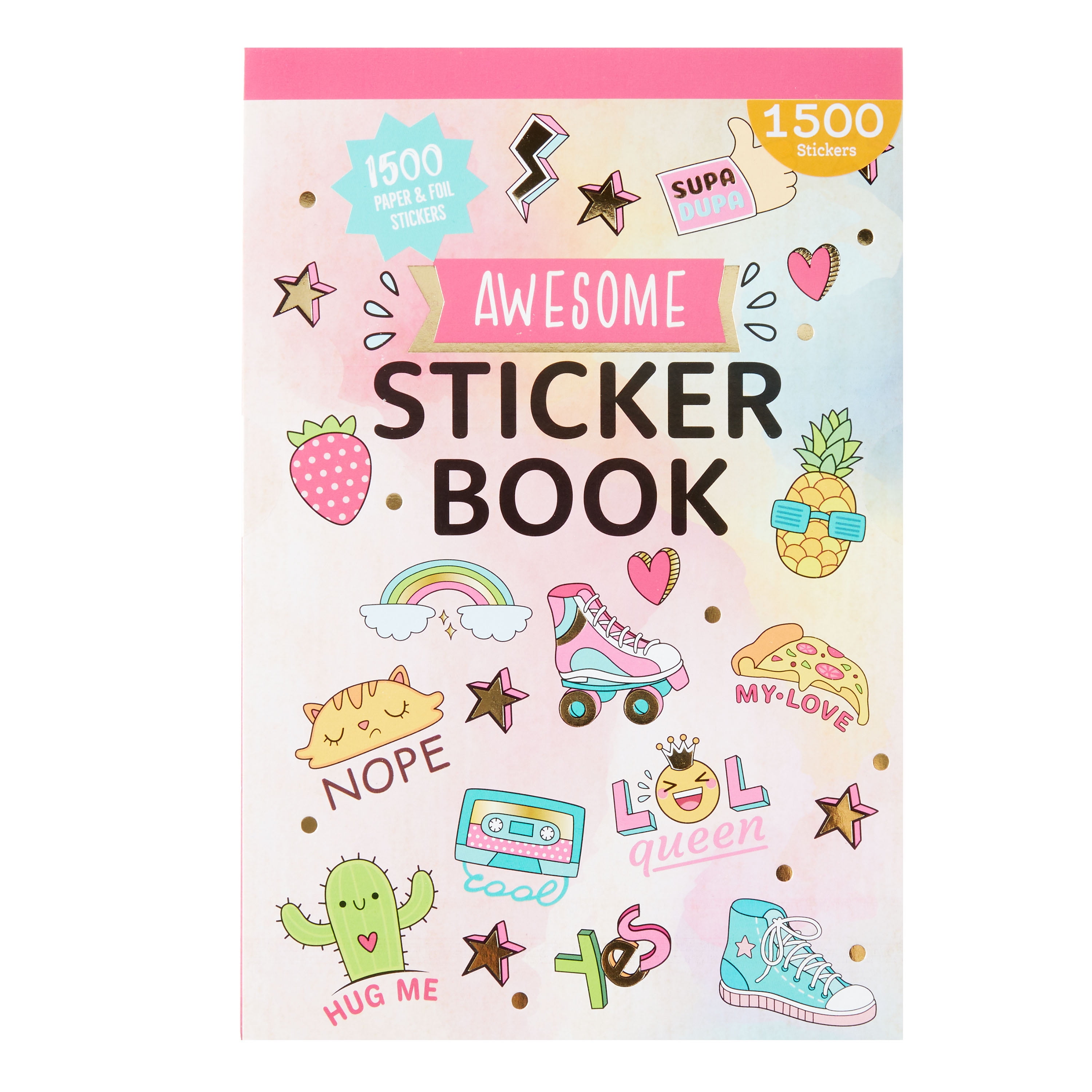 Pen+gear Awesome Sticker Book, 40 Sheets