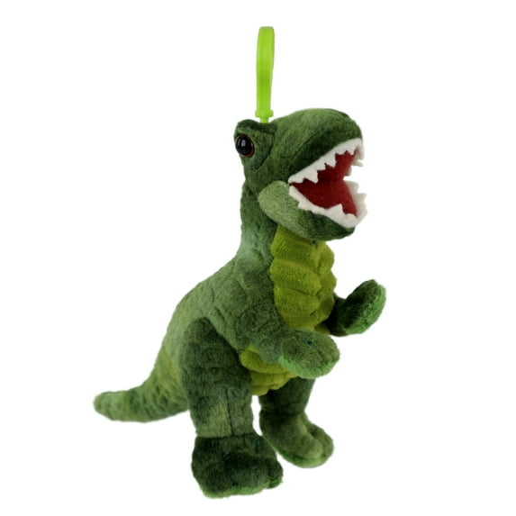 Pen+Gear Backpack Clip, Plush Stuffed Green Dinosaur