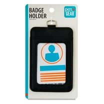 Pen+Gear Badge Holder, Black
