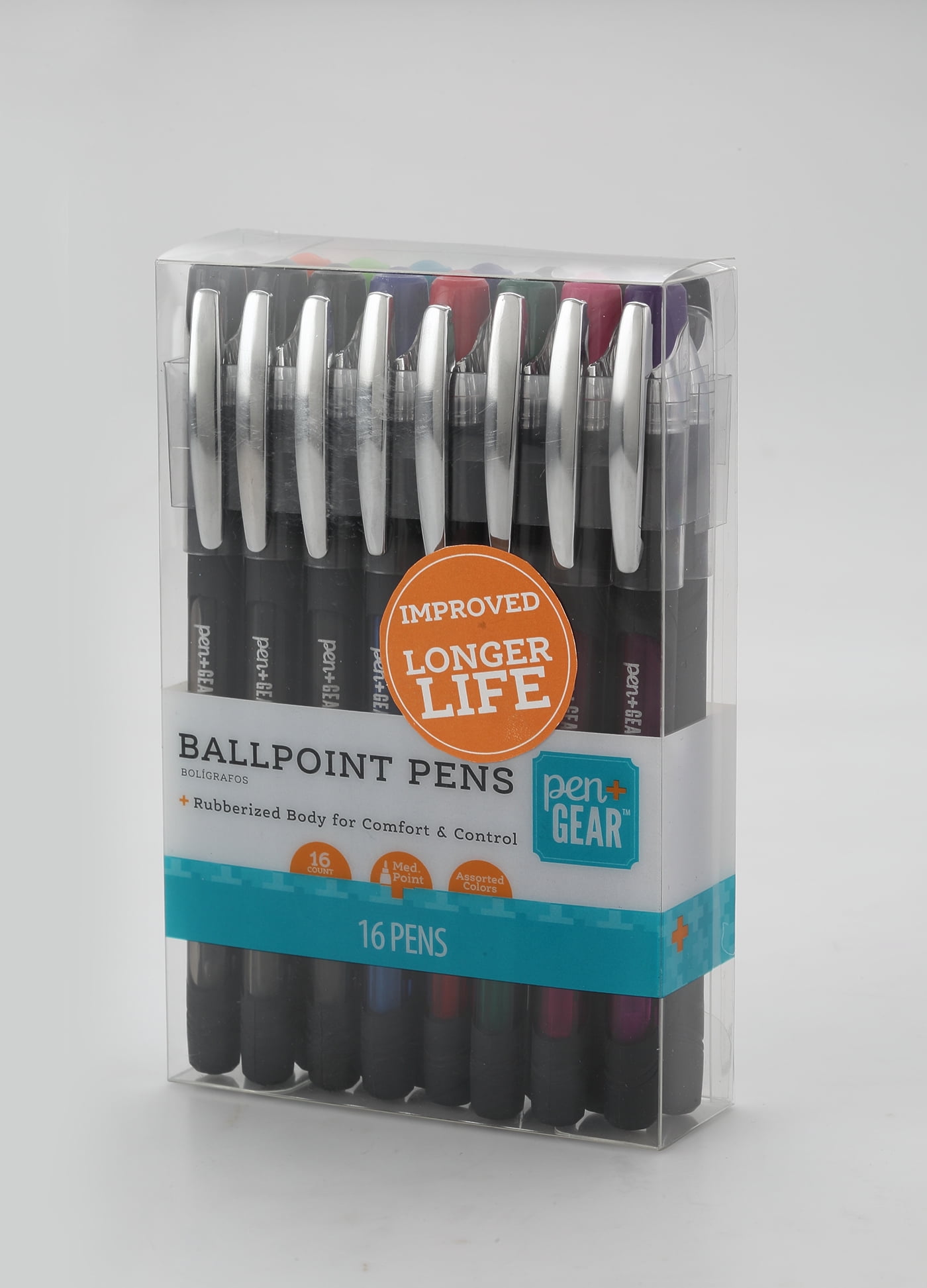 Pen + Gear Gel Stick Pens, Medium Point, 0.7 mm, Assorted Colors, 48-Count, 192511, Multicolor