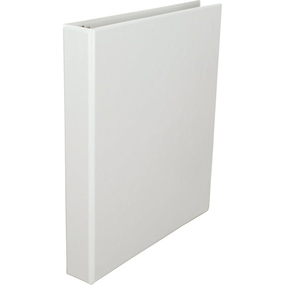 Pen+Gear Basic Round Ring Binder, 1" Ring Size, White (WM368-14W)
