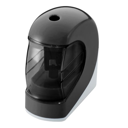 Pen+Gear Battery-Operated Pencil Sharpener, (2) AA Batteries Included, Black and White