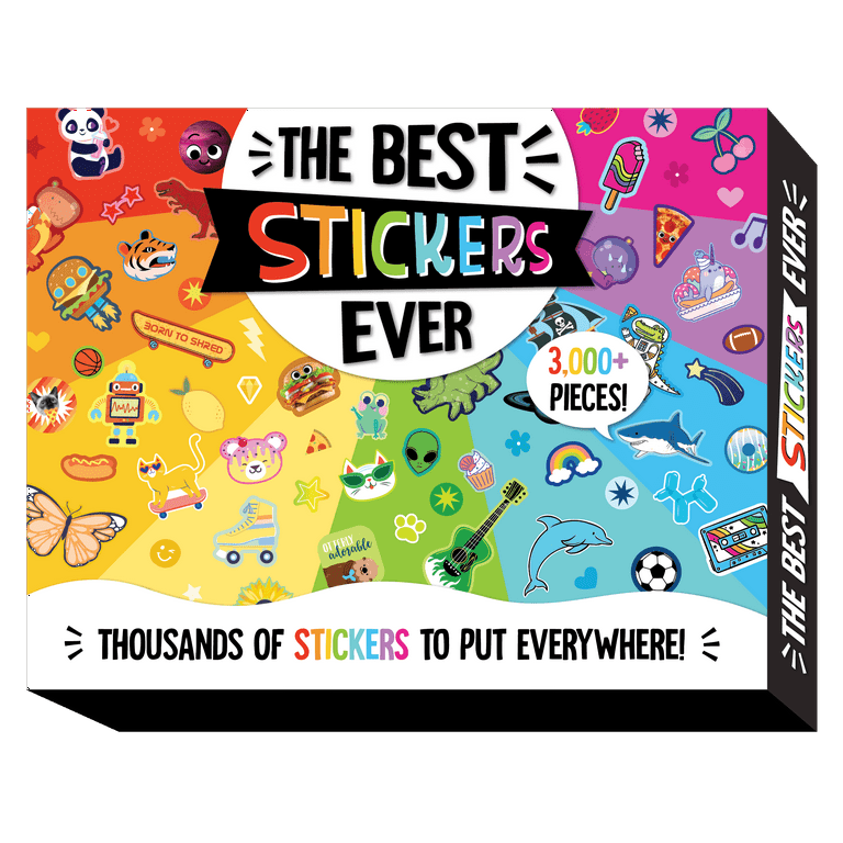 Pen+Gear The Best Sticker Book Ever, Good Vibes Edition, Multicolored, 40  Pages