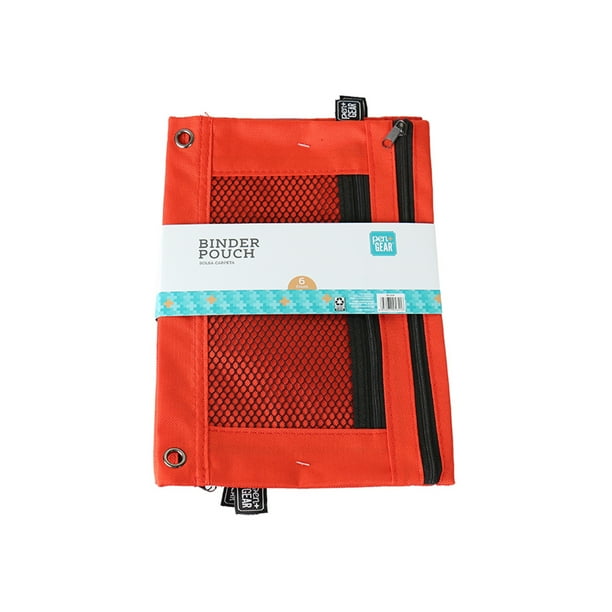 Pen+Gear Binder Pouch, Assorted Colors, 6 Count
