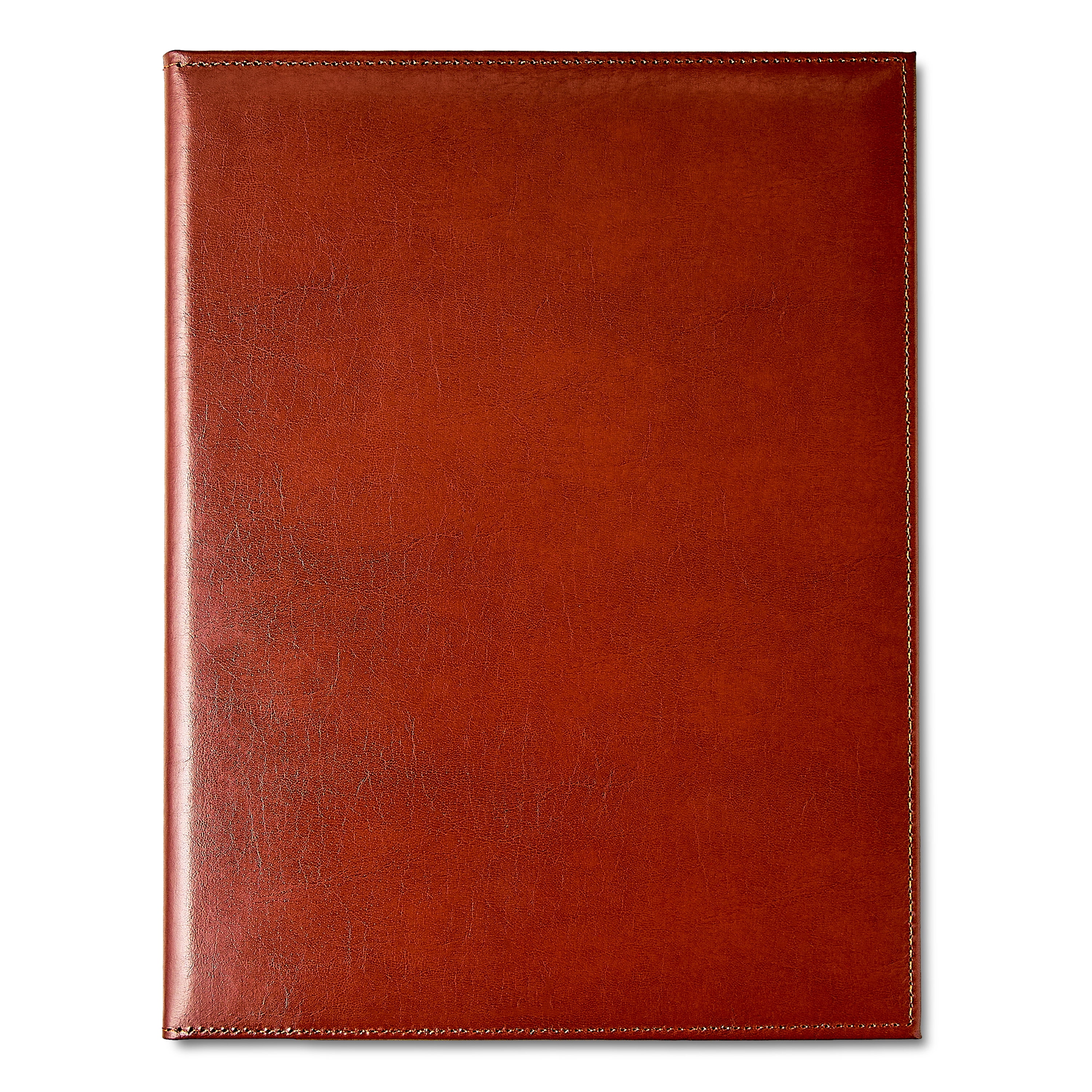 Pen + Gear Medium Leatherette Padfolio, Black Color, College