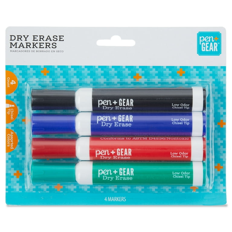 CRAYOLA® VISI-MAX™, DRY-ERASE MARKER, 4 ASSORTED COLORS - Multi access  office