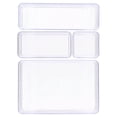 thumbnail image 1 of Pen+Gear Clear Drawer Organizers, Clear, 4 Pieces, 1 of 9