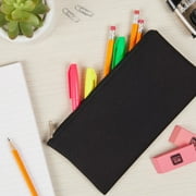 Pen + Gear Cloth Zipper Pencil Pouch Pencil Case Black