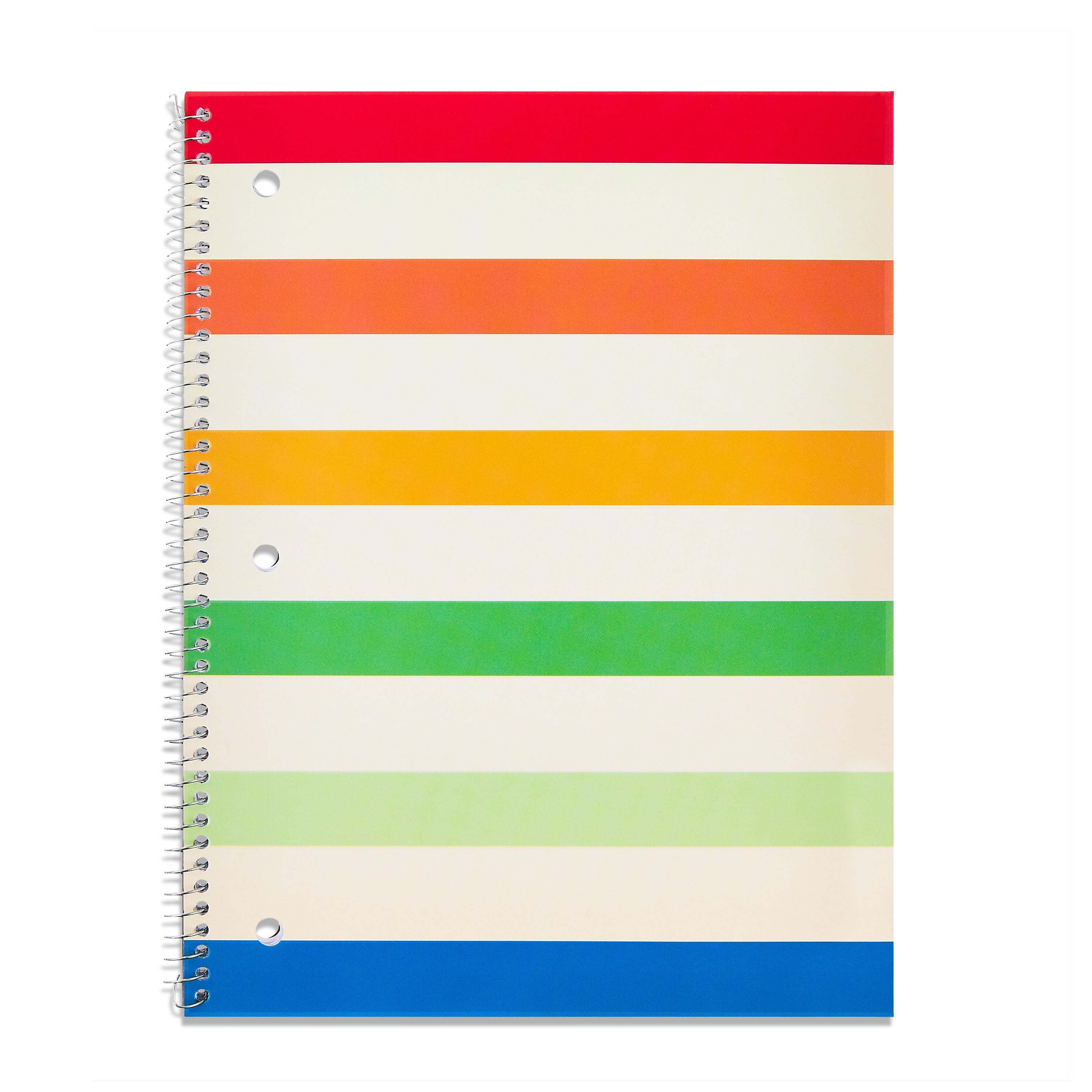 Pen + Gear FASHION NOTEBOOK 10.5X8IN 80SHEET COLLEGE RULED STRIPES
