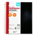 thumbnail image 1 of Pen+Gear College Ruled 5-Subject Poly Notebook, 9" x 11", Black, 160 Sheets, 1 of 6